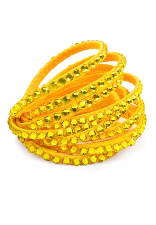 DSI Citrine Crystallized Bangle on Sunrise 2760CT-Citrine