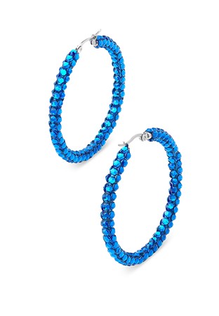 Calista Infinite Hoops-Capri Blue