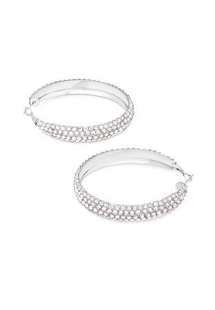 Classic Shine Hoop Earrings HE/M PE-Crystal