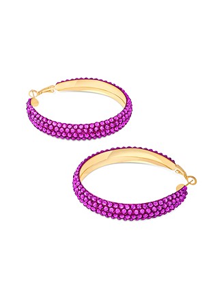 Classic Shine Hoop Earrings HE/M PE-Fuchsia