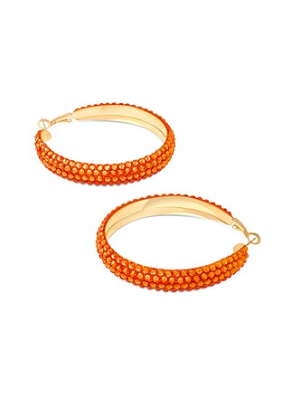 Classic Shine Hoop Earrings HE/M PE-Hyacinth