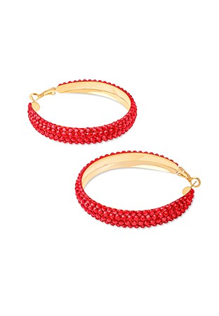 Classic Shine Hoop Earrings HE/M PE-Light Siam