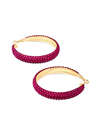 Classic Shine Hoop Earrings HE/M PE-Ruby