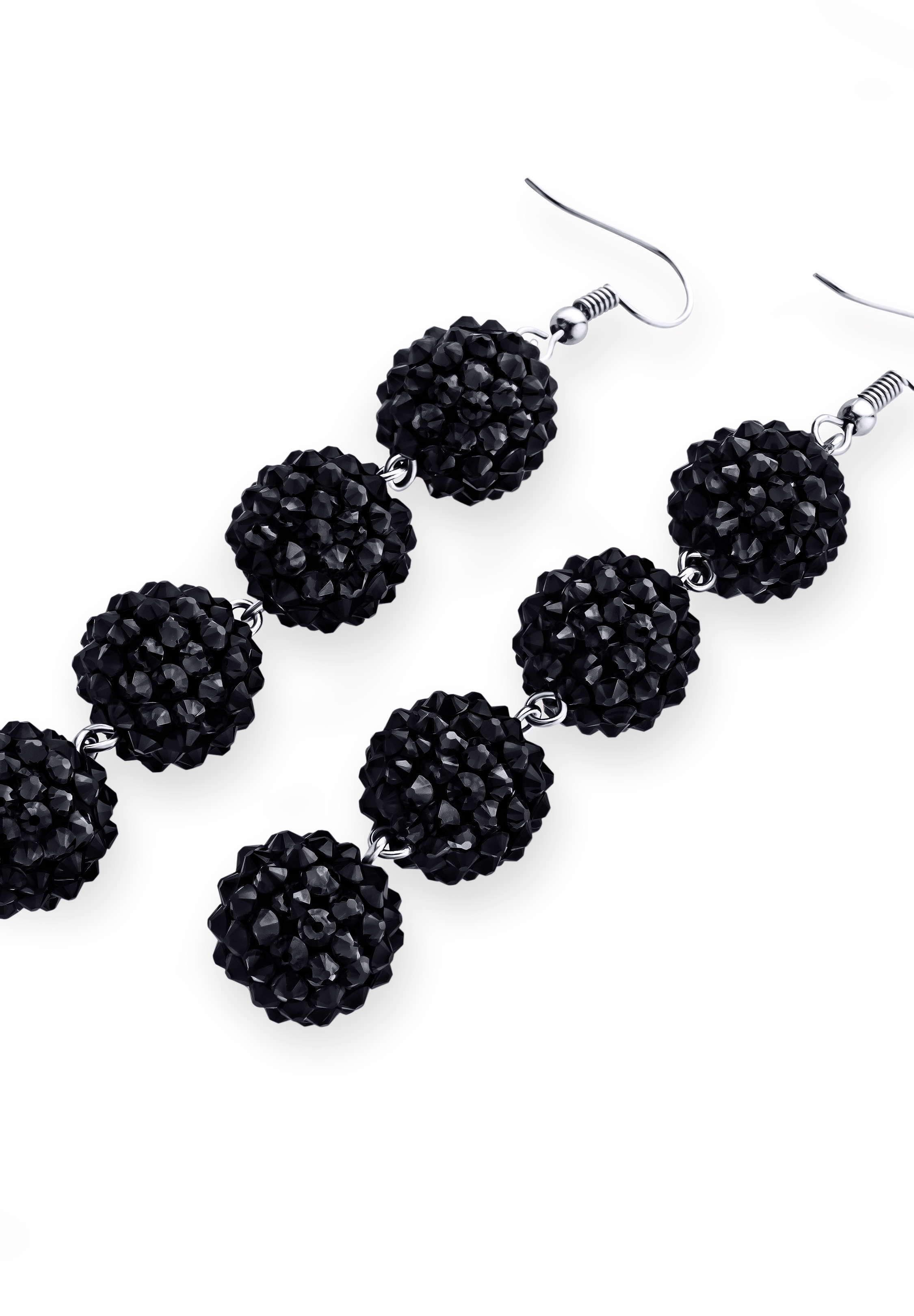 Crystal Disco Ball Earrings Rhinestone Jewelry