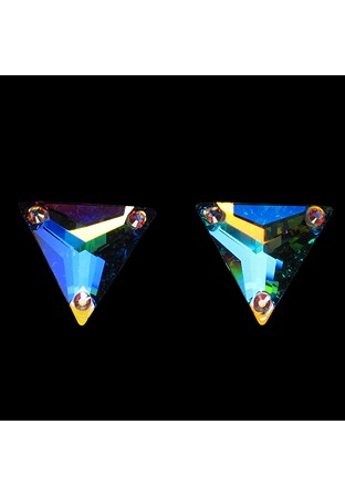 Crystal Triangle Earrings Crystal AB 2523AB-Crystal AB