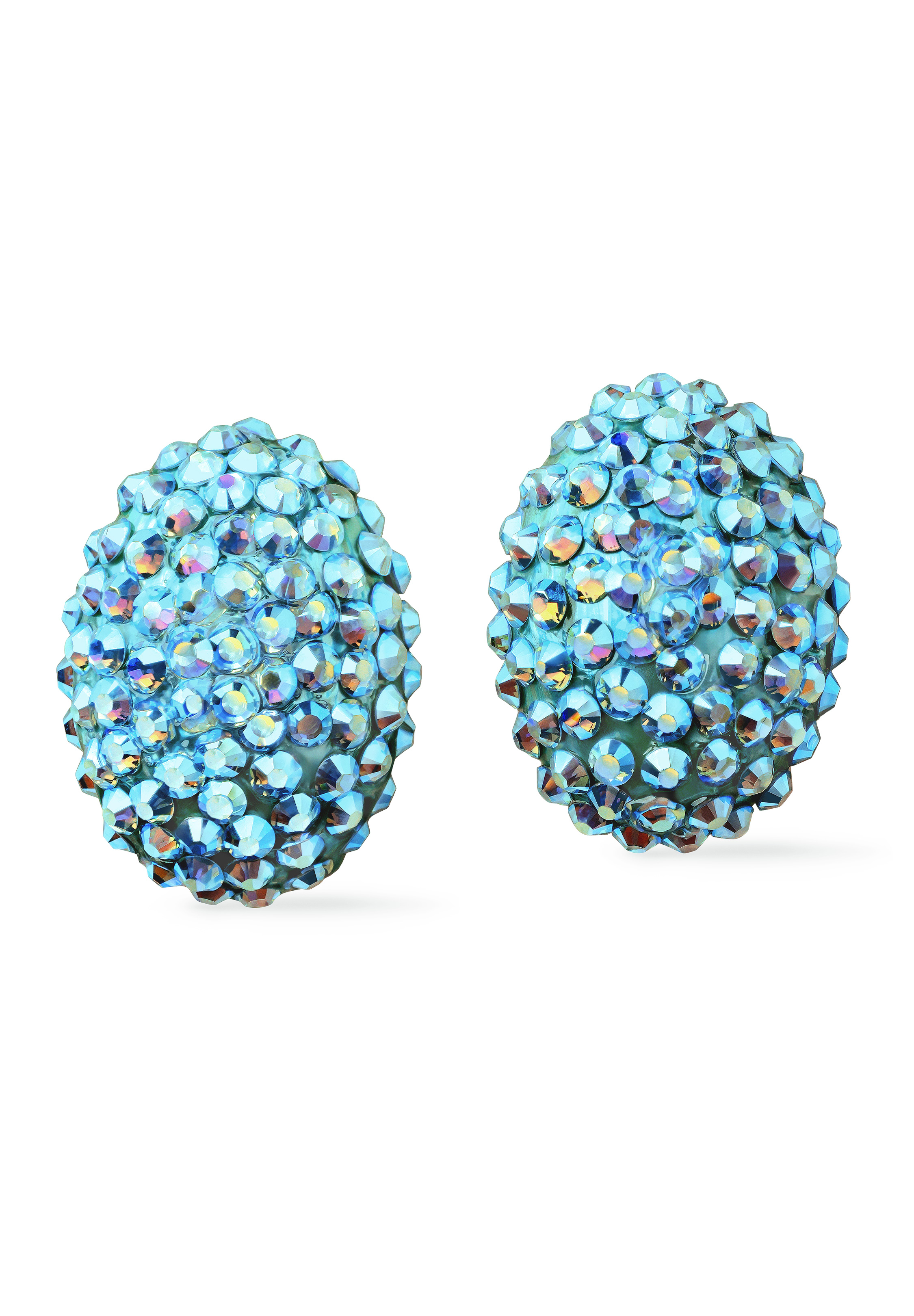 Rhinestone Earring 204122 AQAB-Aquamarine AB