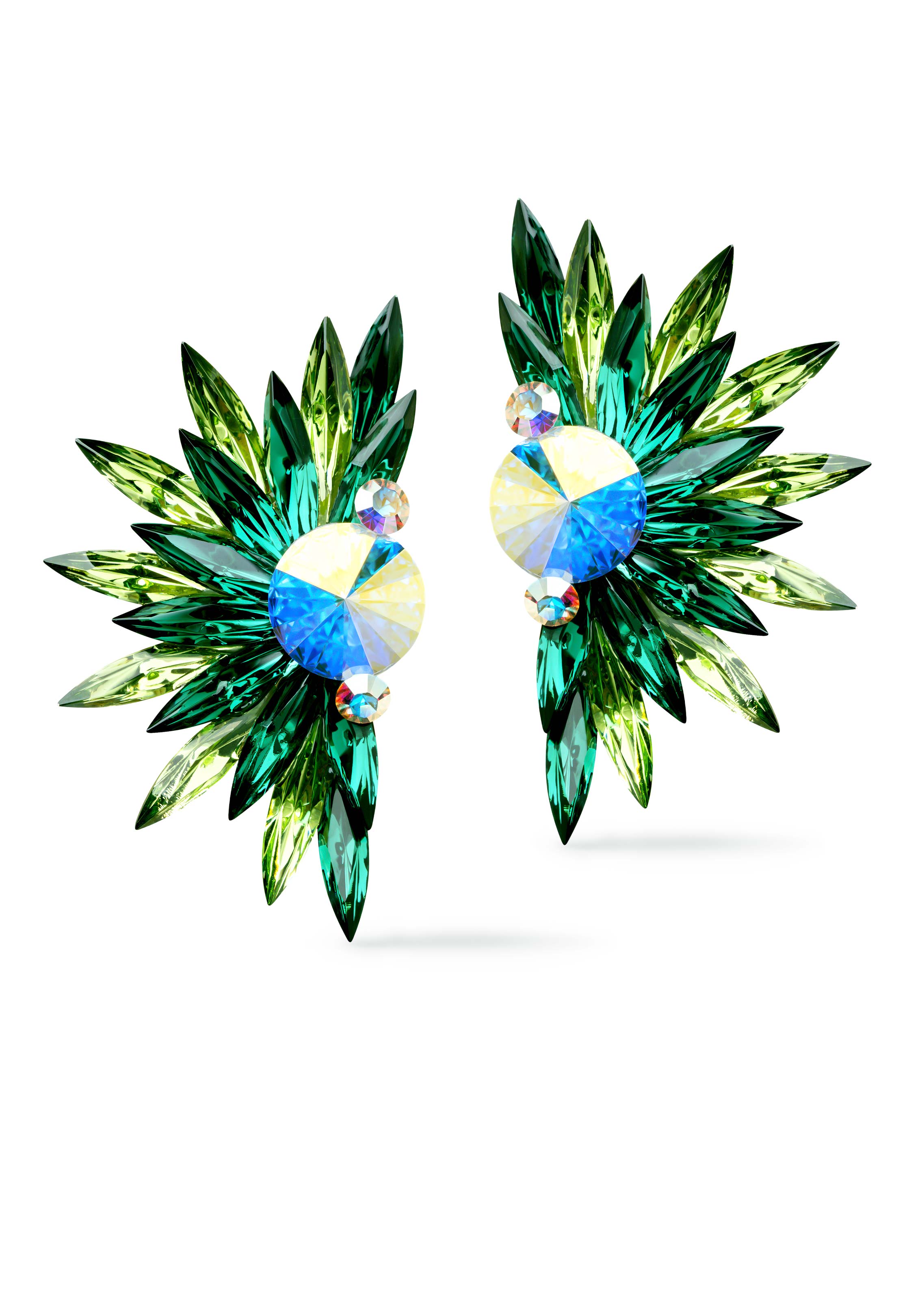 Rhinestone Earring 204132 PREM-Peridot / Emerald