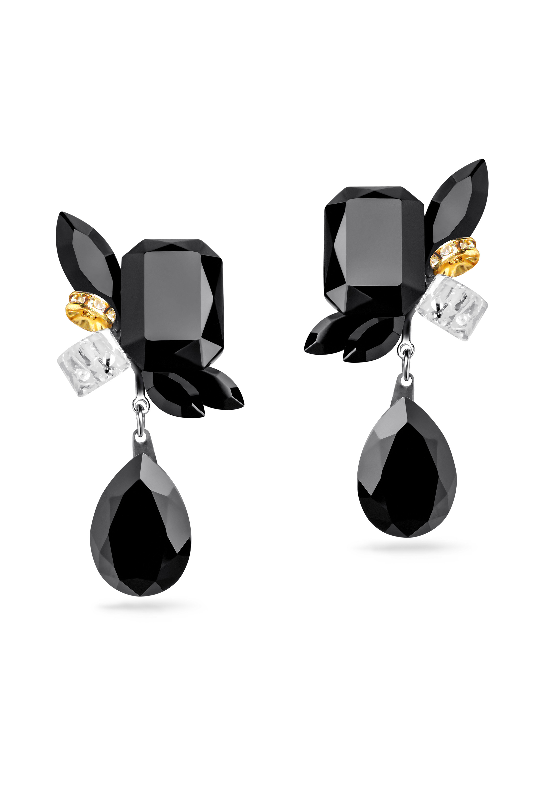 Rhinestone Earring 204150 JT-Jet