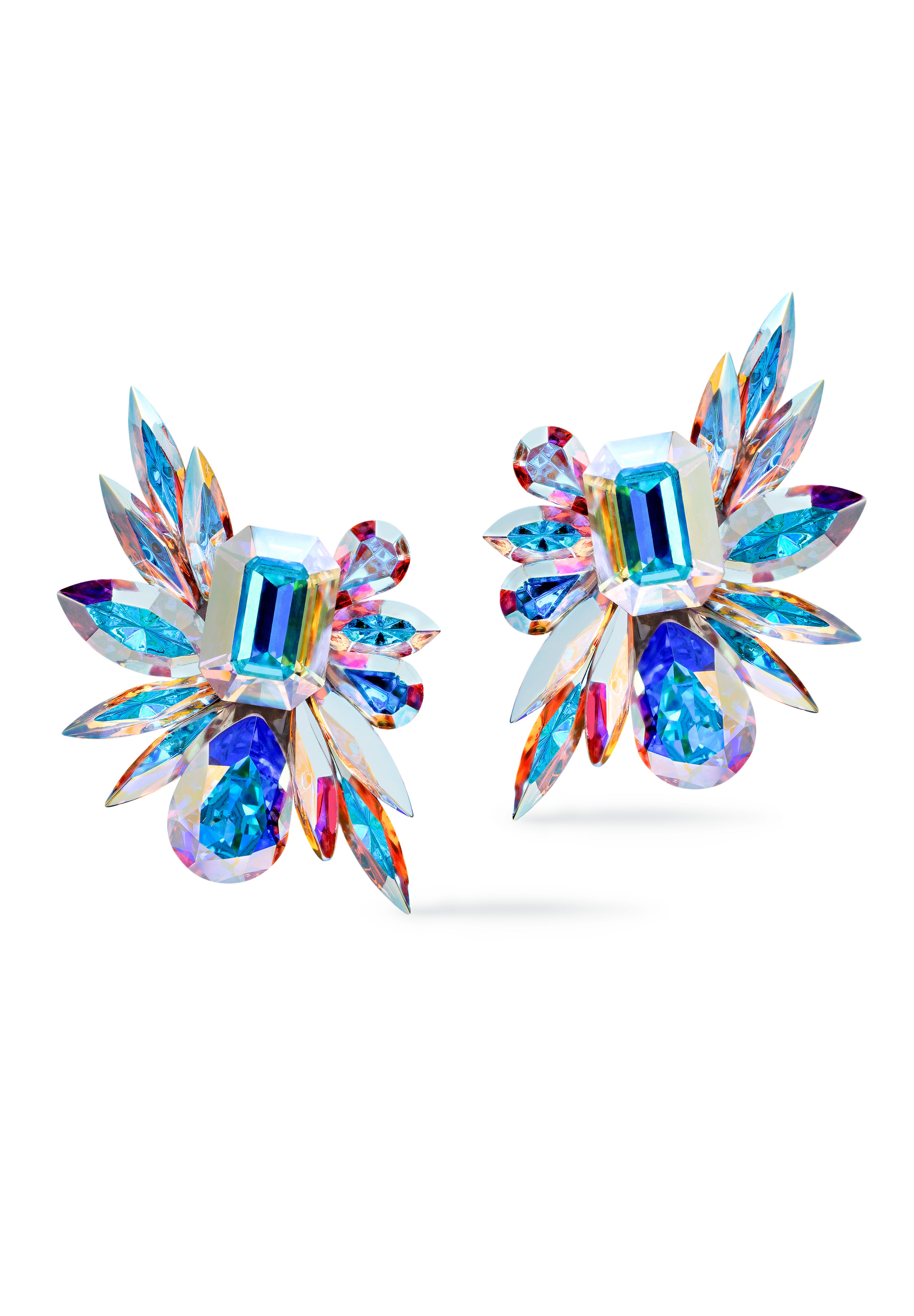 Rhinestone Earring 204151 CAB-Crystal AB