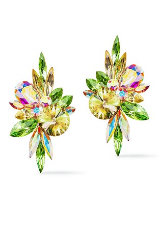 Rhinestone Earring 204168 JQ-Jonquil