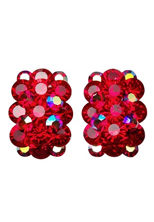 Rhinestone Earring 204257 LSM-Light Siam