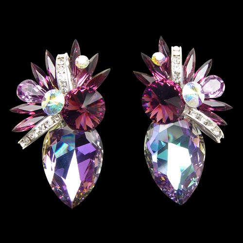 Rhinestone Earring 2045 VL-Vitrail Light