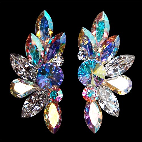 Rhinestone Earring 2050 CAB-Crystal AB