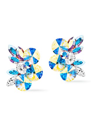 Rhinestone Earring 2064 CAB-Crystal AB