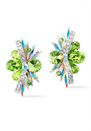 Rhinestone Earring 2067 PR-Peridot