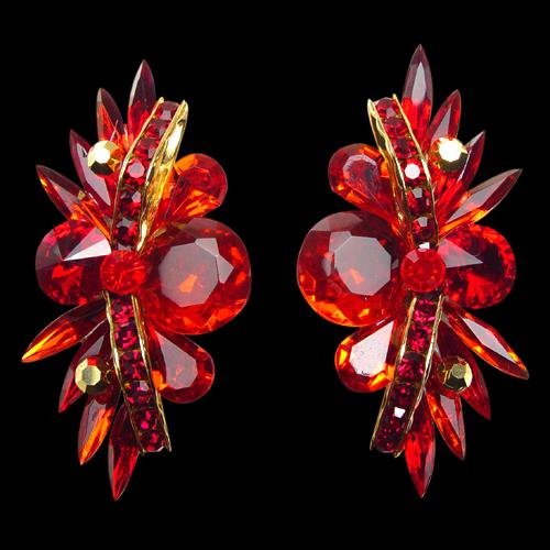 Rhinestone Earring 2067 LSM-Lt. Siam