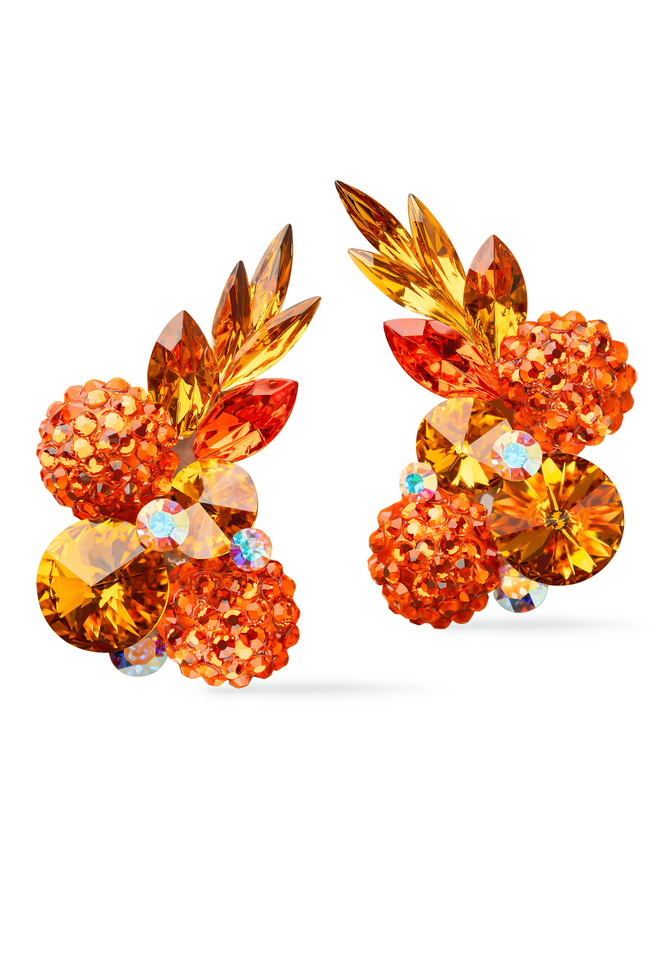 Rhinestone Earring 2078 HCTP-Hyacinth / Topaz