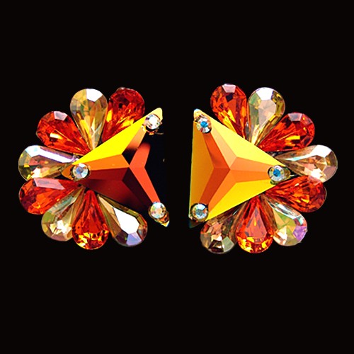 Rhinestone Earring 2188 SU-Sun