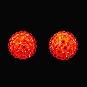 Rhinestone Earring 810227 HC-Hyacinth