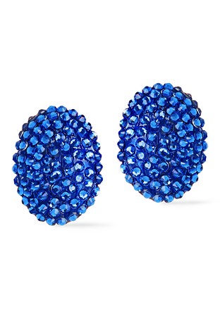 Rhinestone Earring 810229 SP-Sapphire
