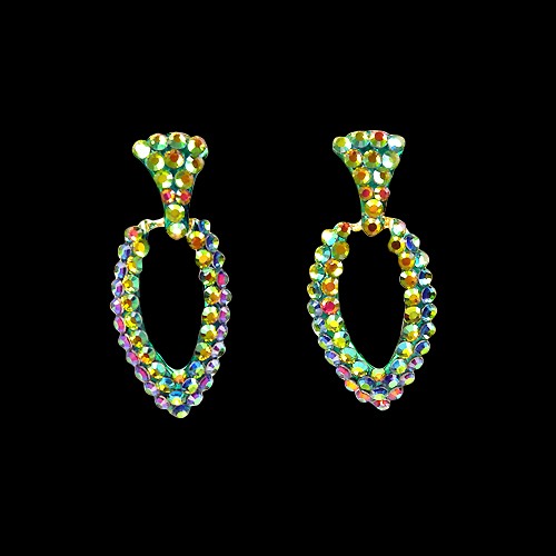Rhinestone Earring 812040 PR-Peridot
