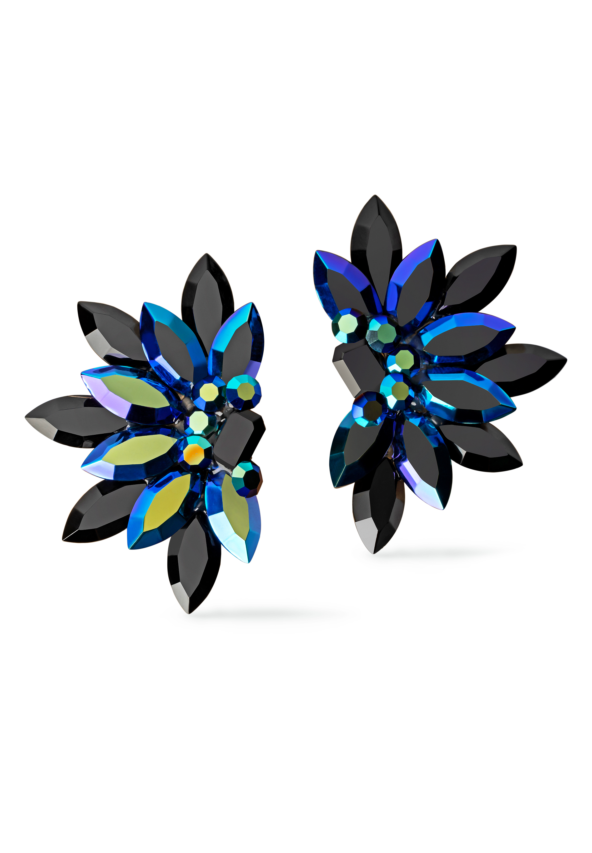 Rhinestone Earring CH04 JTAB-Jet AB