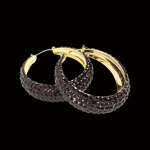 Rhinestone Earring HE/L JT-Jet