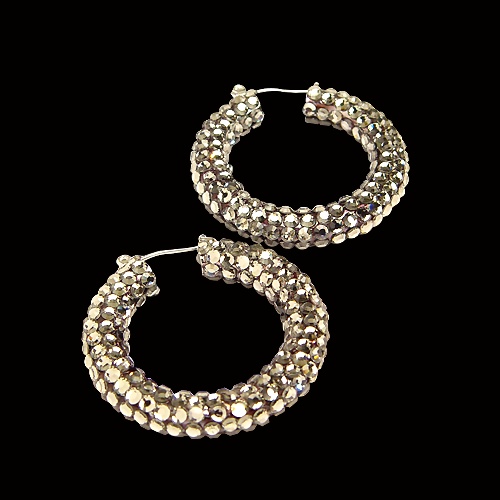 Rhinestone Earring HE/XS BD-Black Diamond