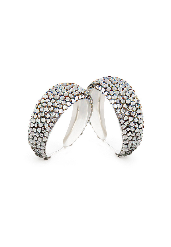 Hermosa Crystal Earrings HE/L PE Black Diamond-Black Diamond