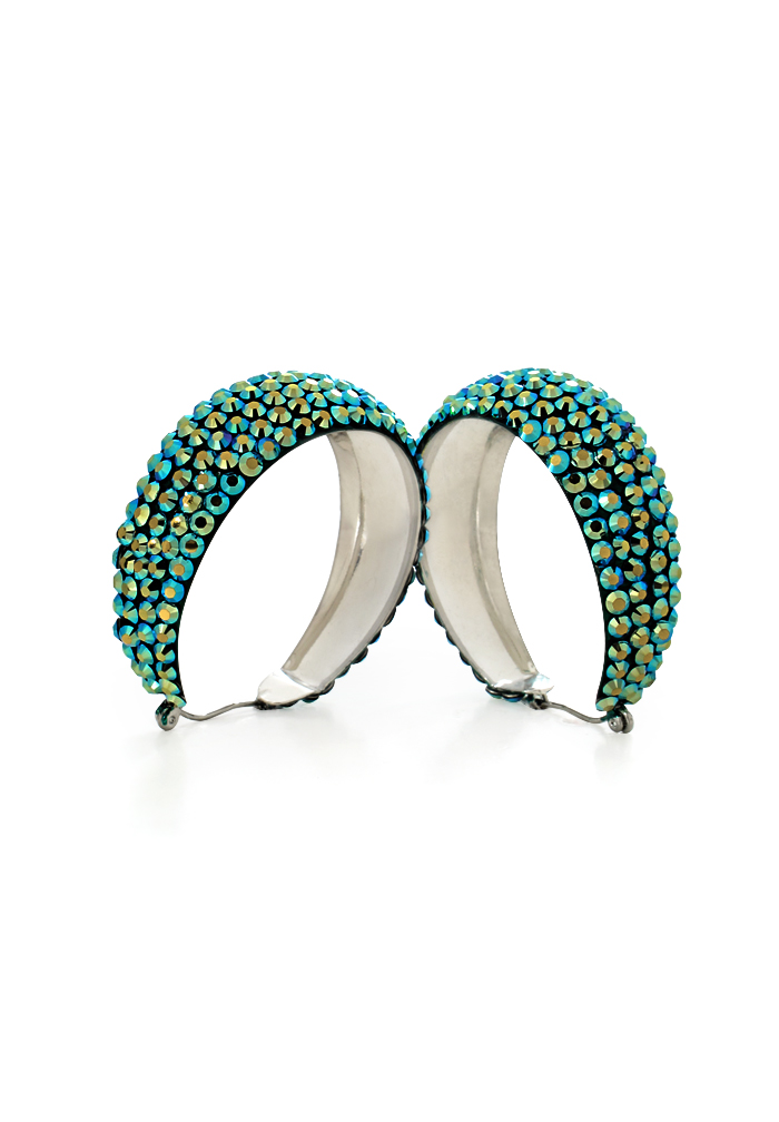 Hermosa Crystal Earrings HE/L PE Emerald AB-Emerald AB