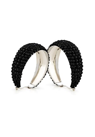 Hermosa Crystal Earrings HE/L PE Jet-Jet