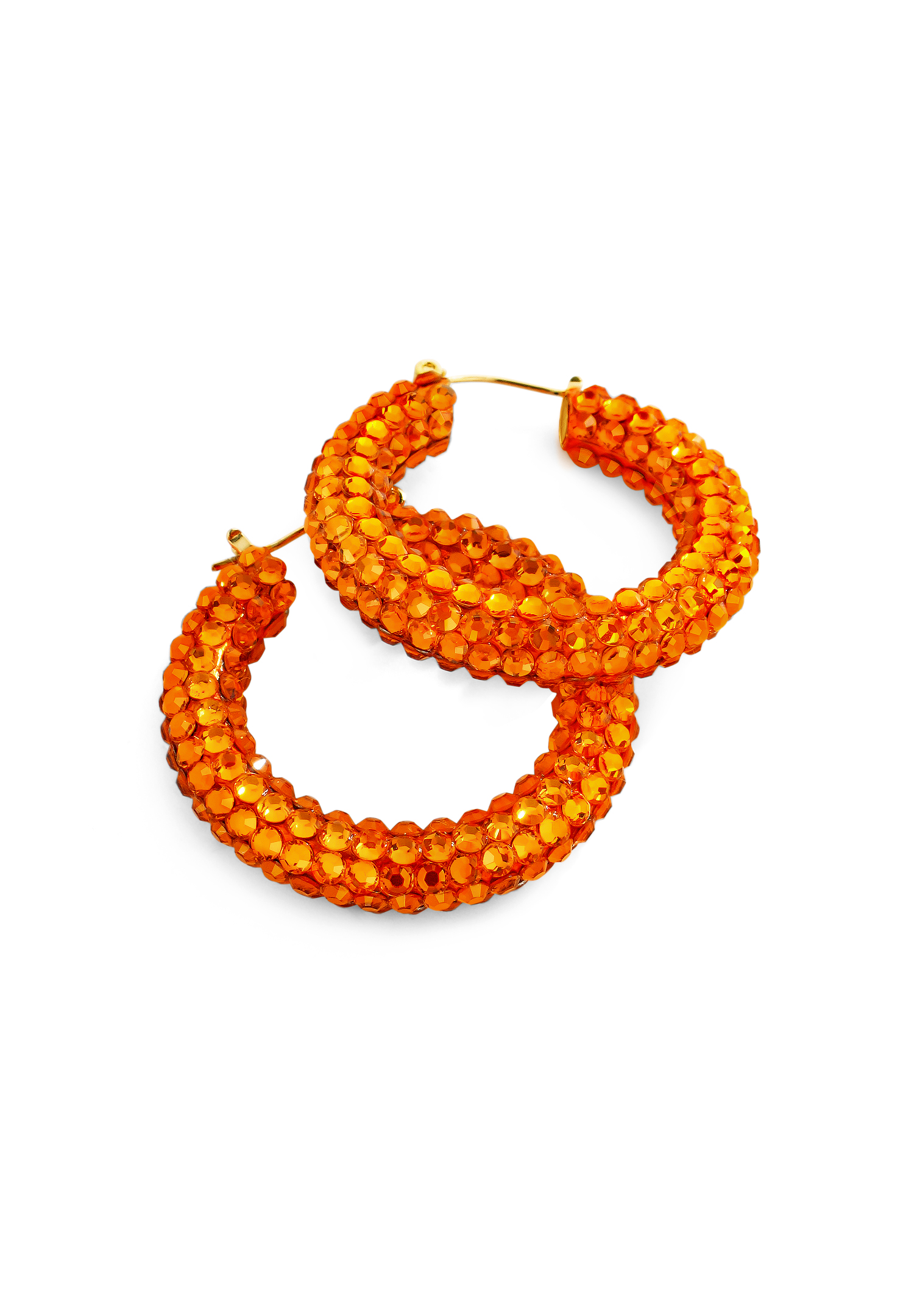 Shaina Rhinestone Hoop Earrings HE/XS PE Sun-Sun
