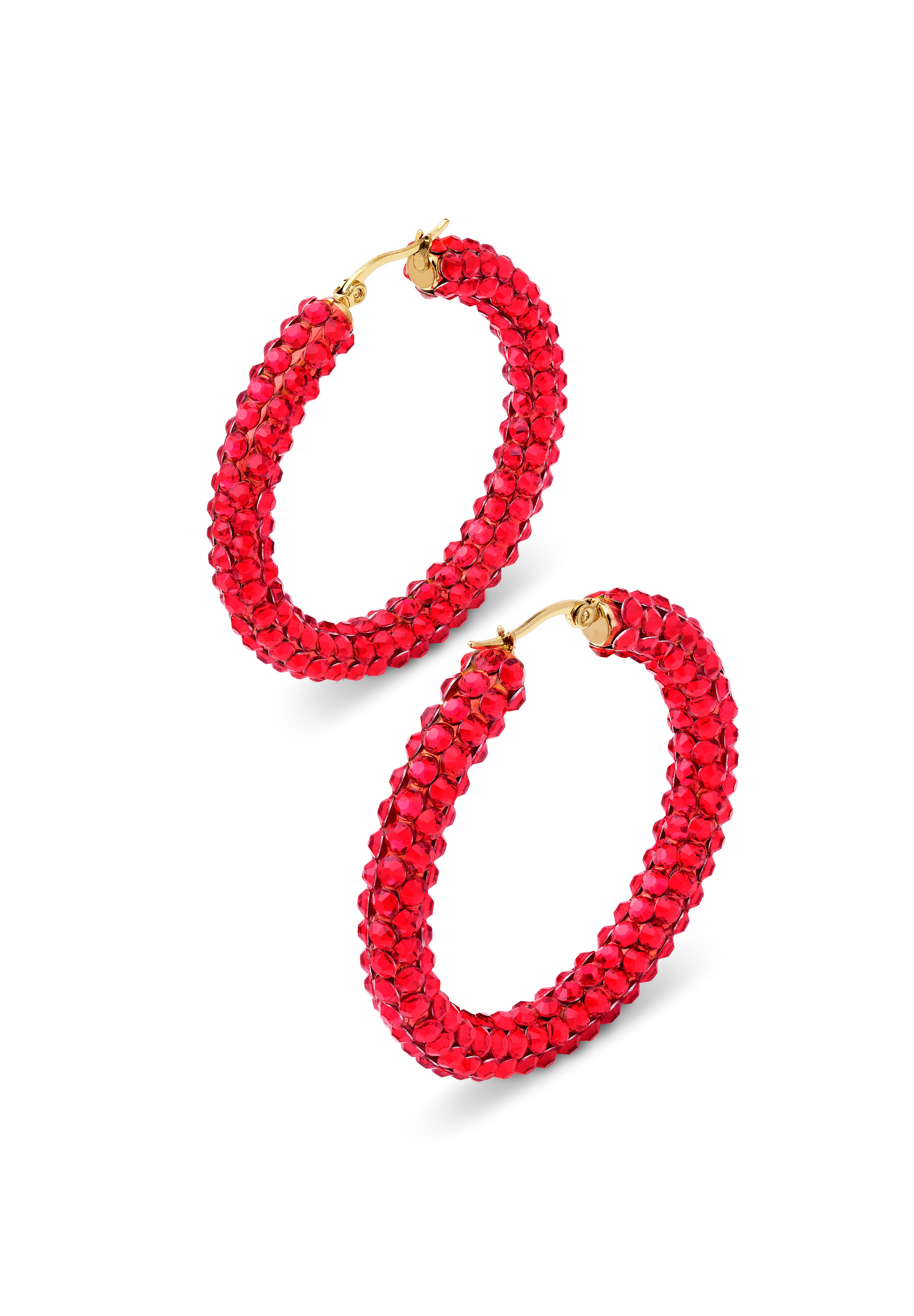 Euphoric Shine Hoop Earrings HE/L PE-Light Siam