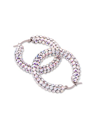 Euphoric Shine Hoop Earrings HE/M PE-Crystal AB