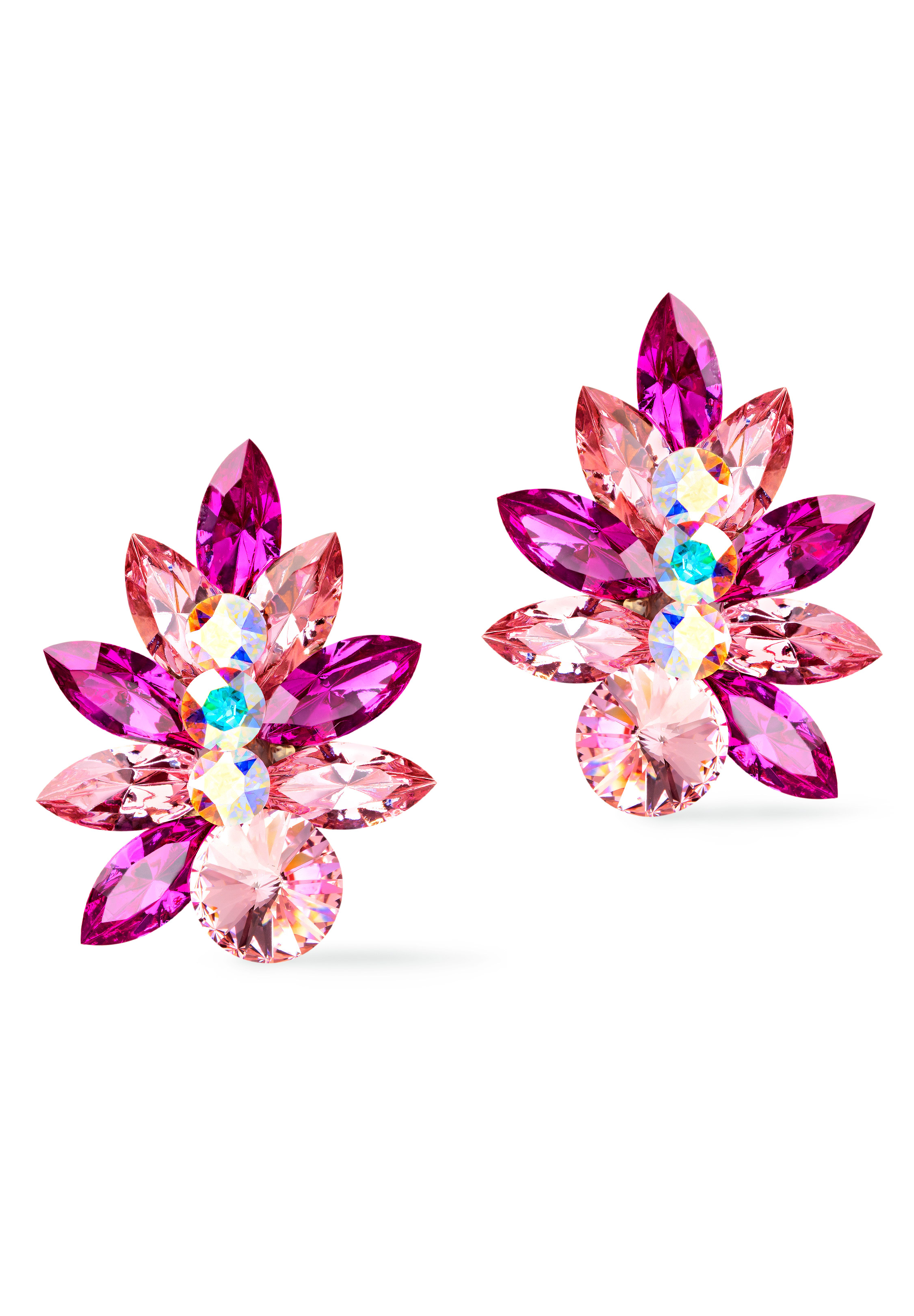 Rhinestone Earring 2002 LRSFC-Light Rose