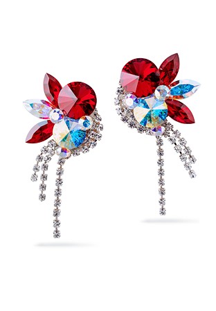 Rhinestone Earring 204178 SMCAB-Siam