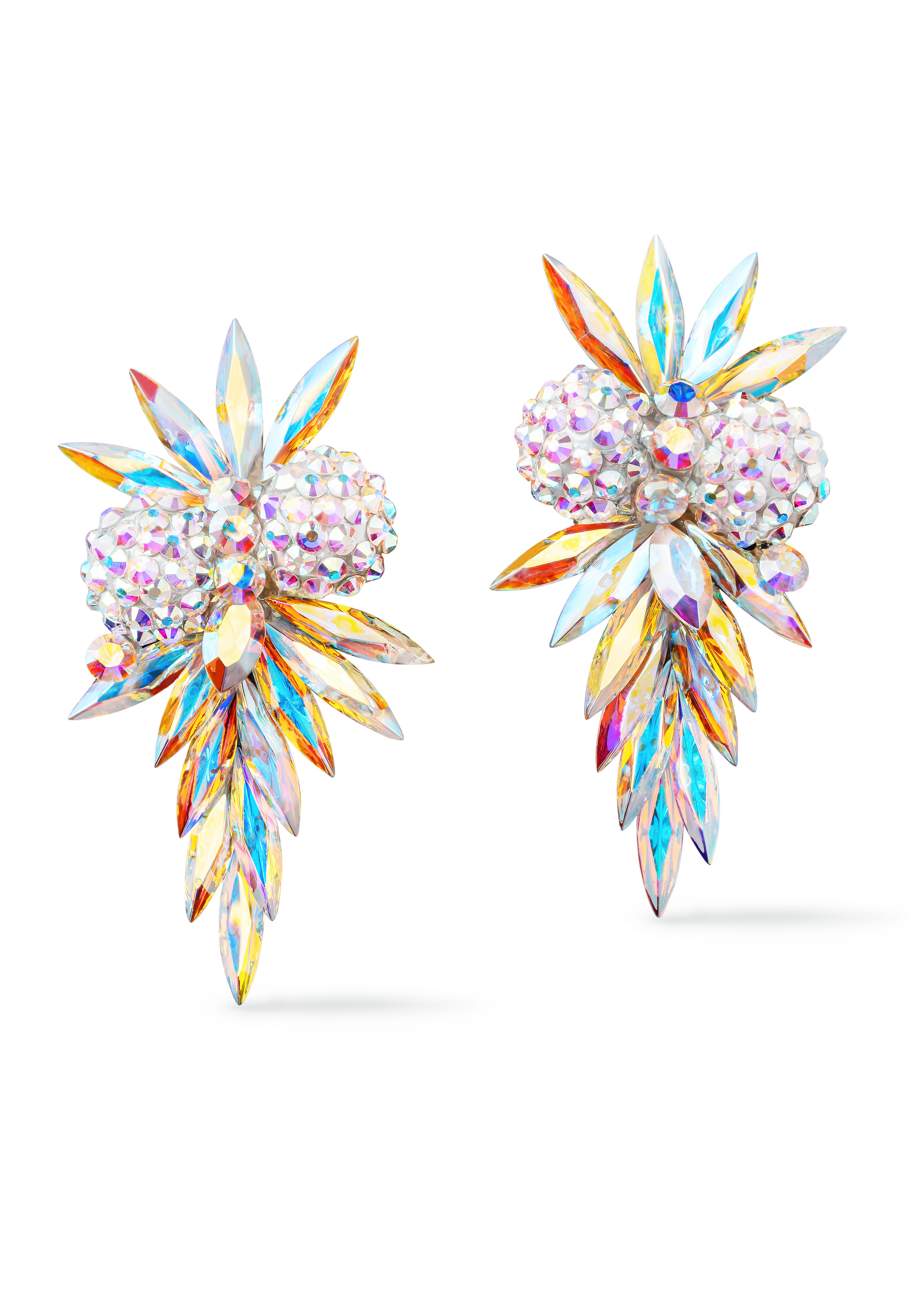 Rhinestone Earring 2074 CAB-Crystal AB