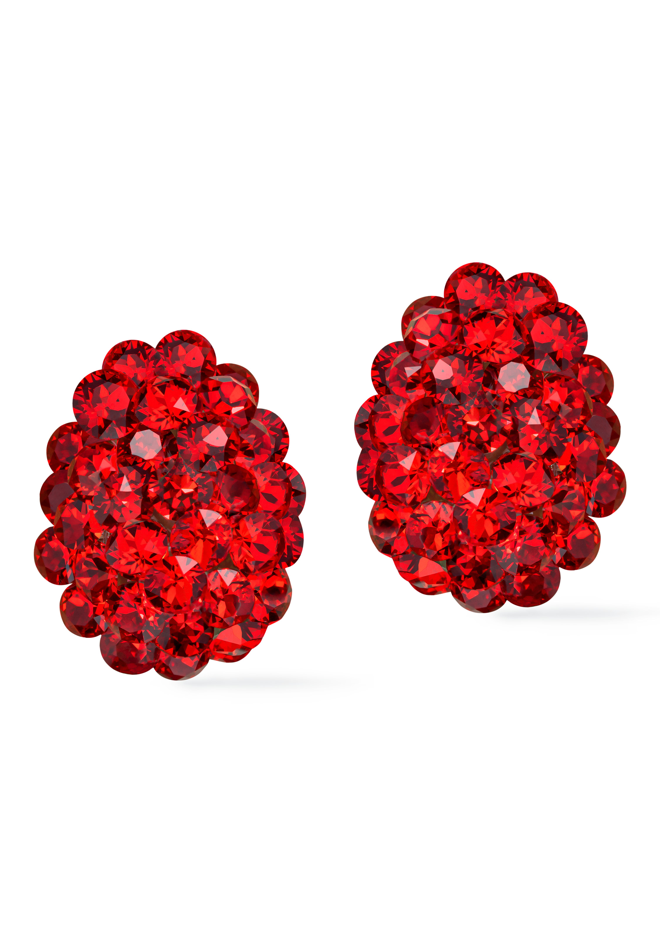 Rhinestone Earrings 204205 LSM-Light Siam