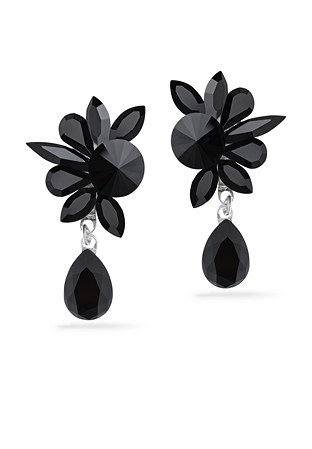 Rhinestone Earring 204202 JET-Jet