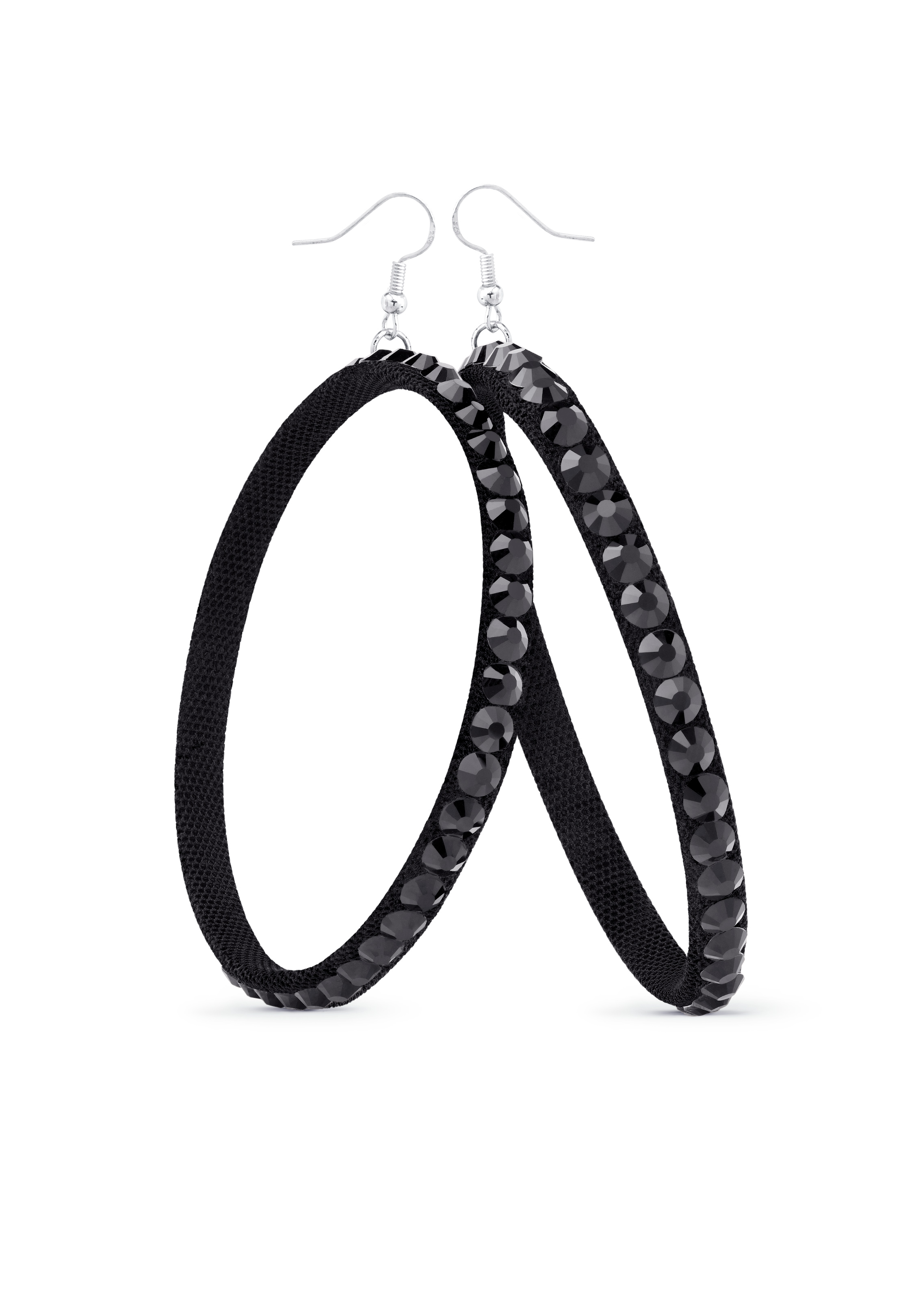 Soft Hoop Earring-Jet