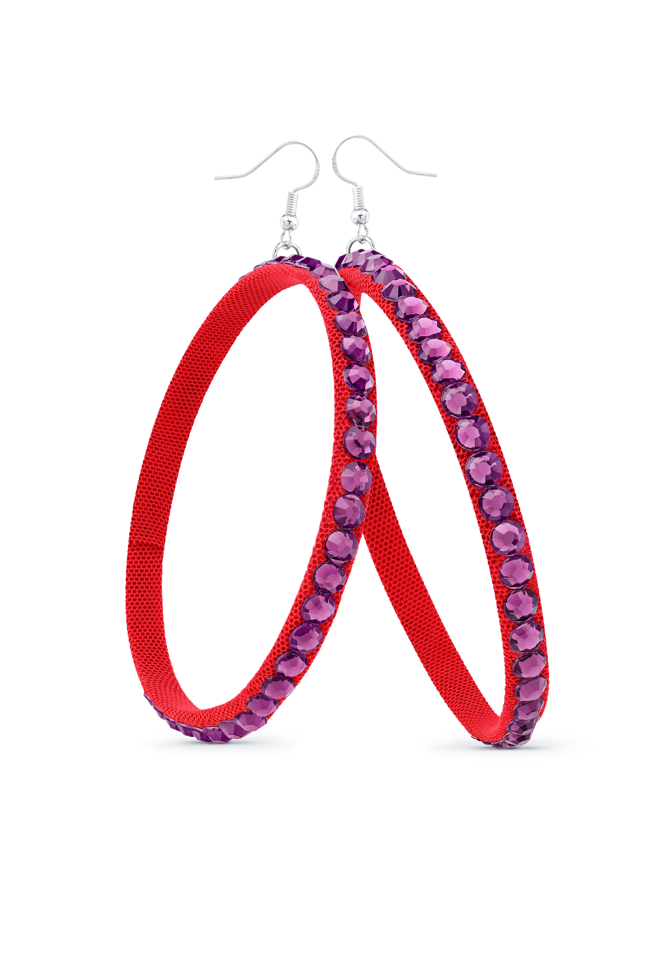 TEST - Soft Hoop Earring-Amethyst-Flemenco