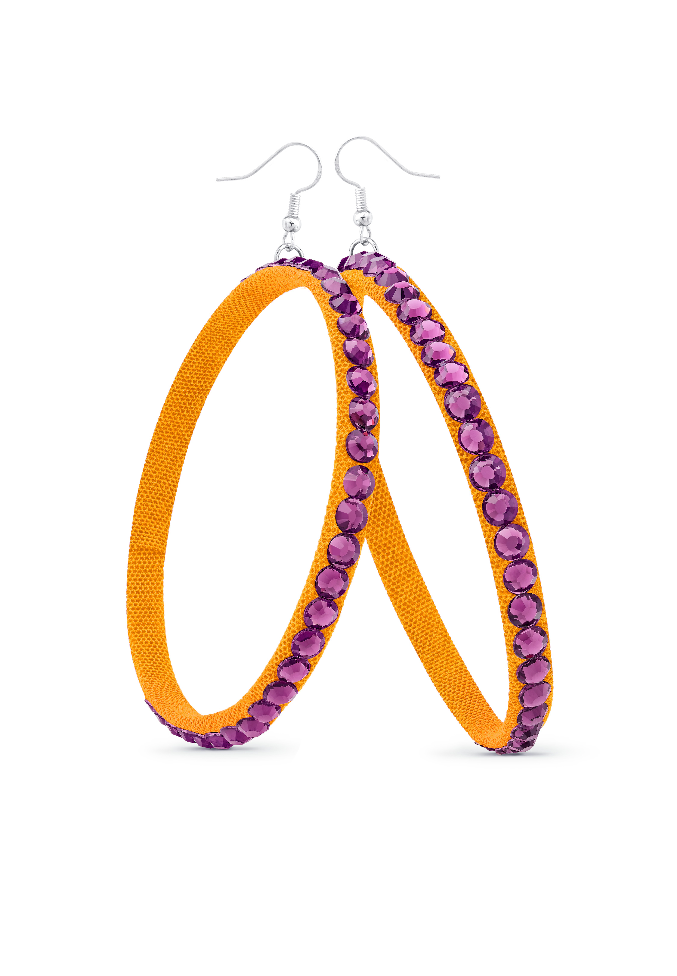 TEST - Soft Hoop Earring-Amethyst-Sunrise
