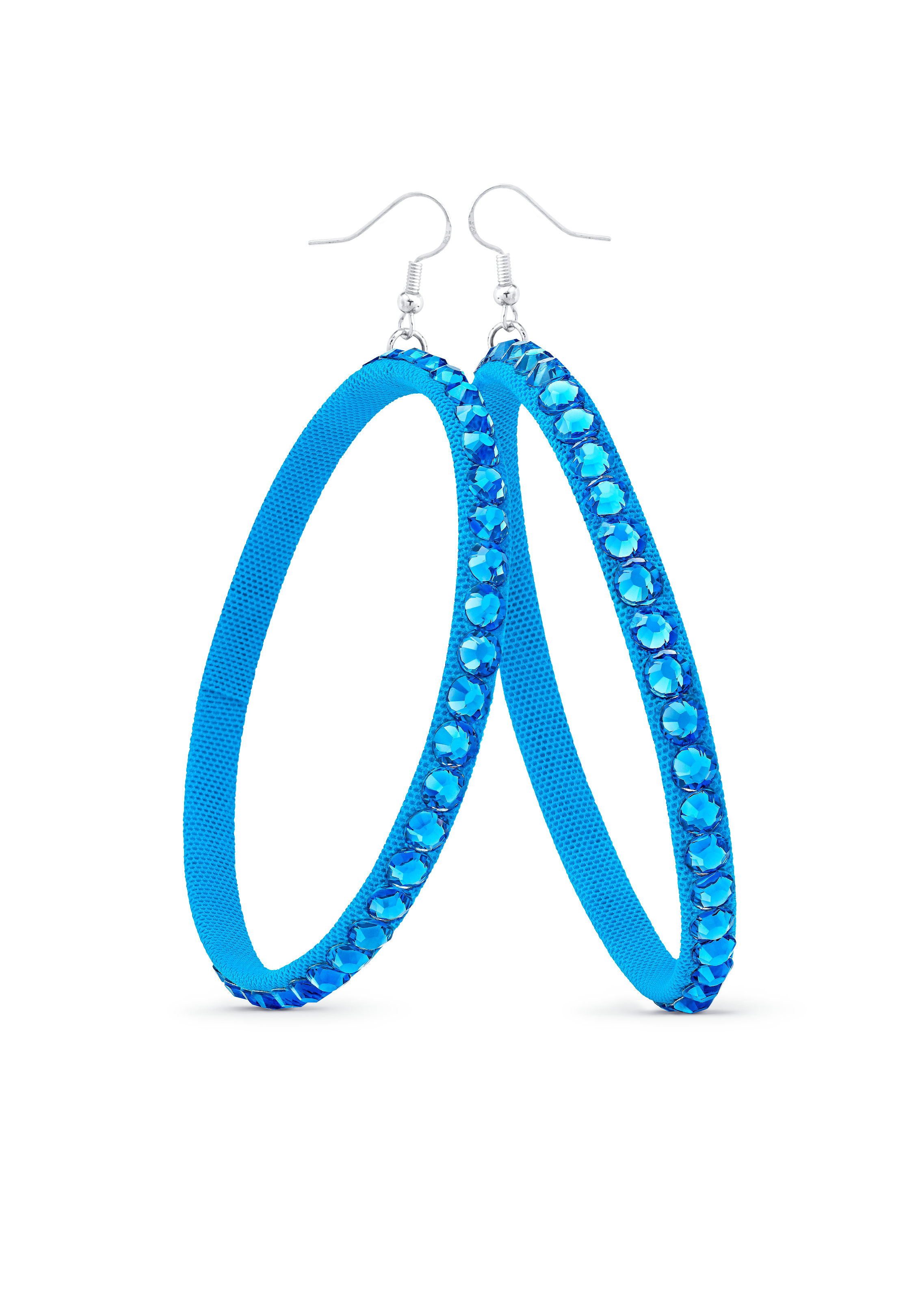 TEST - Soft Hoop Earring-Capri Blue-Barbados