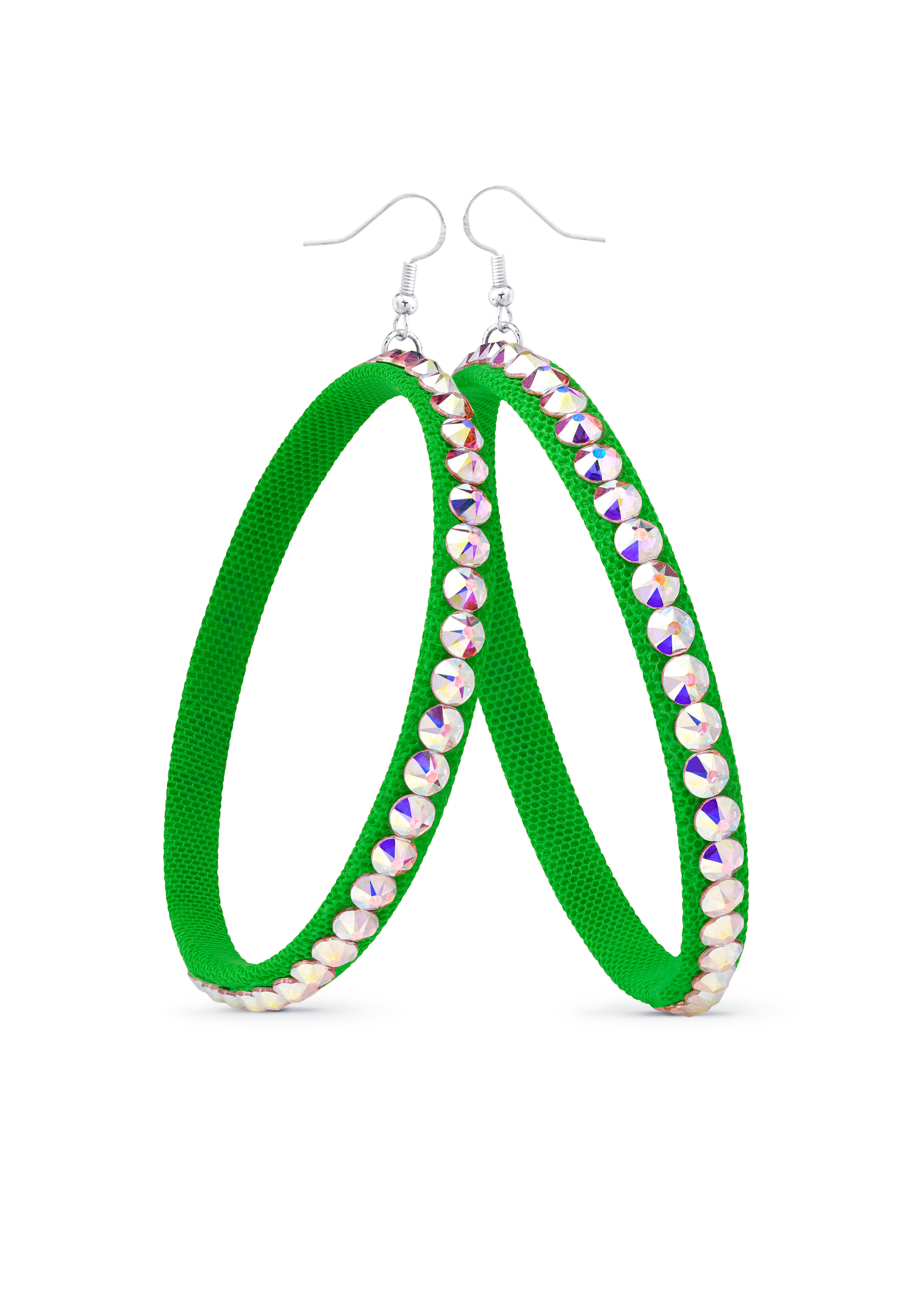 TEST - Soft Hoop Earring-Crystal AB-Spring