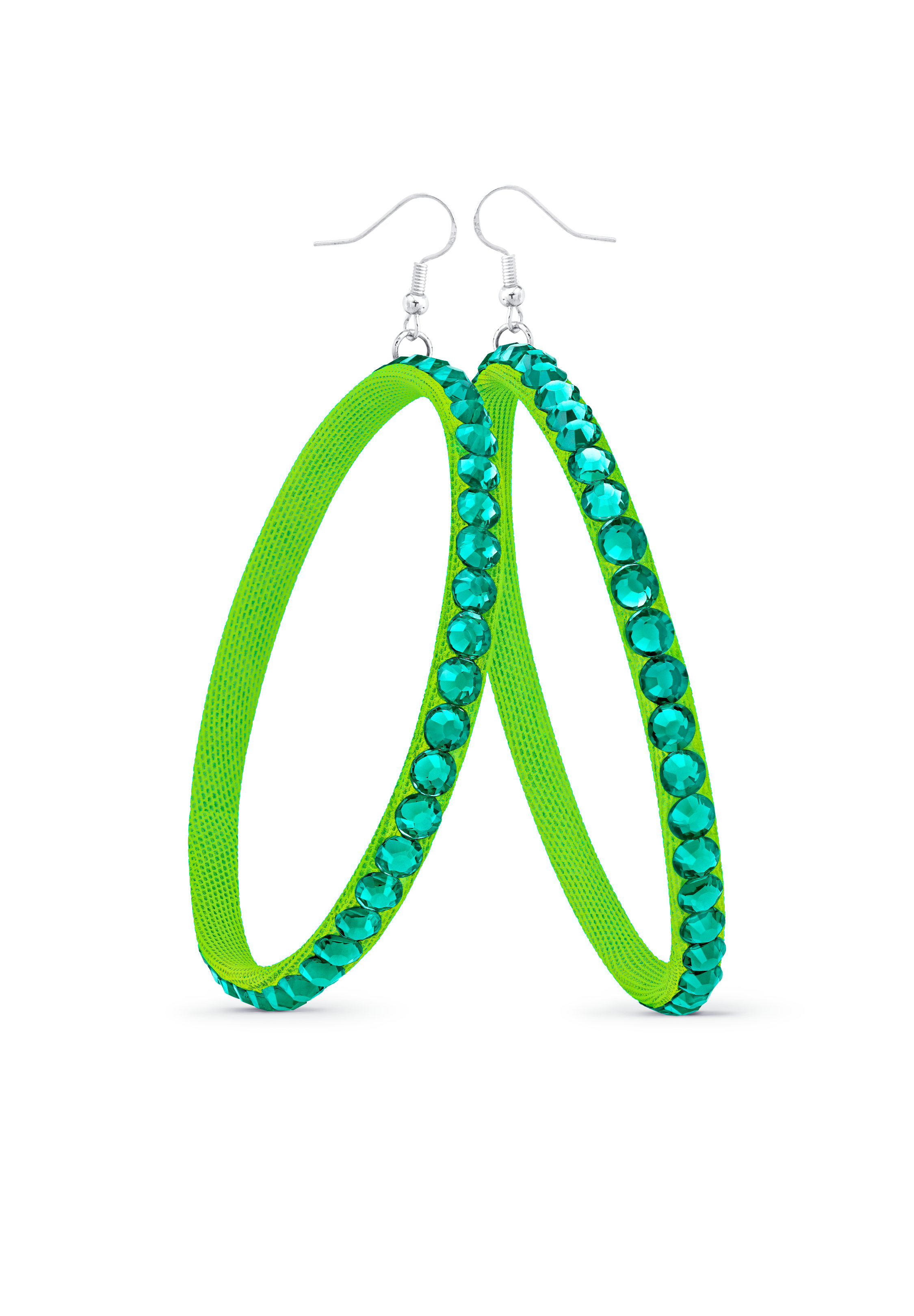 TEST - Soft Hoop Earring-Emerald-Apple Blossom
