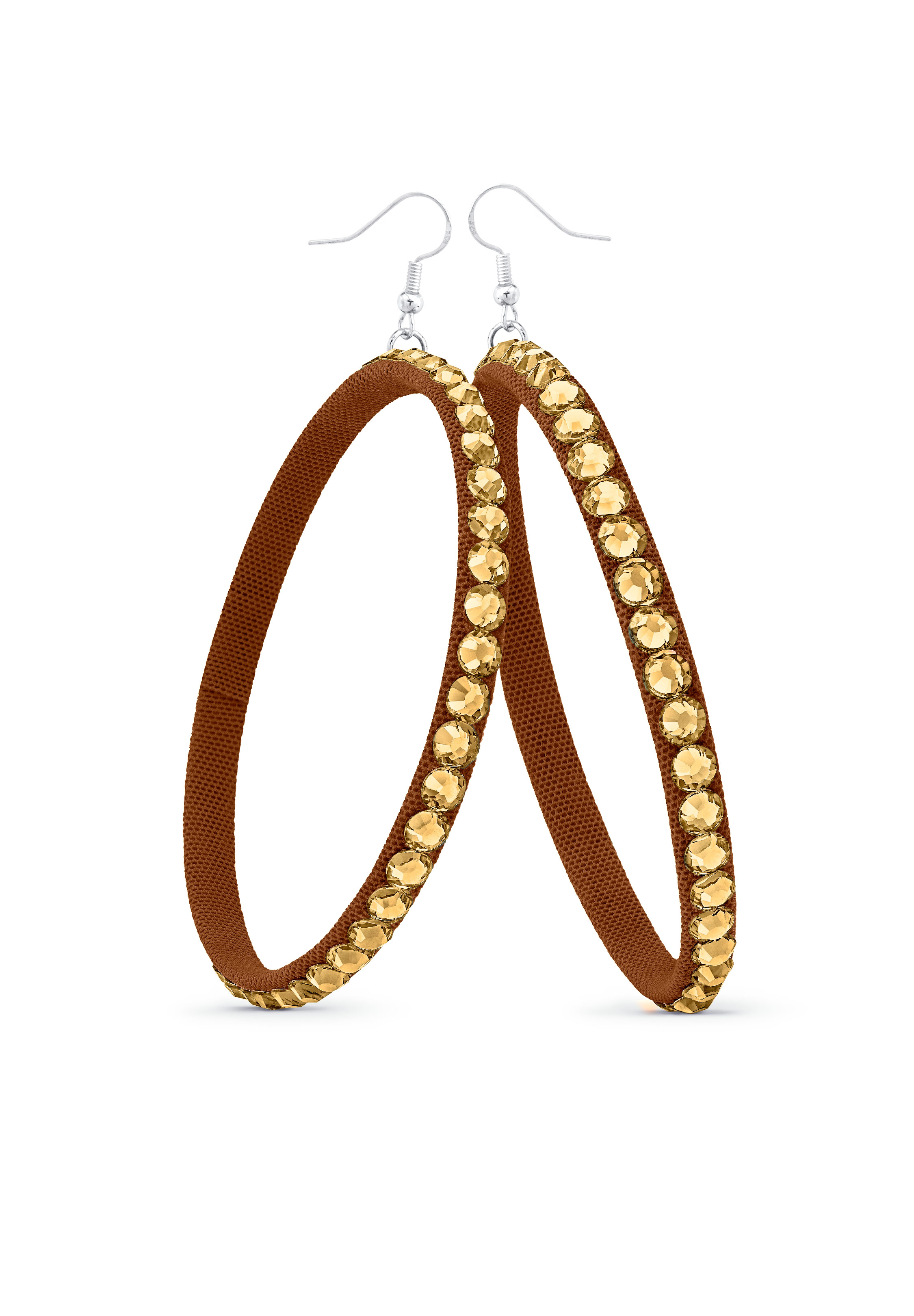 TEST - Soft Hoop Earring-Golden Honey-Latin Tan