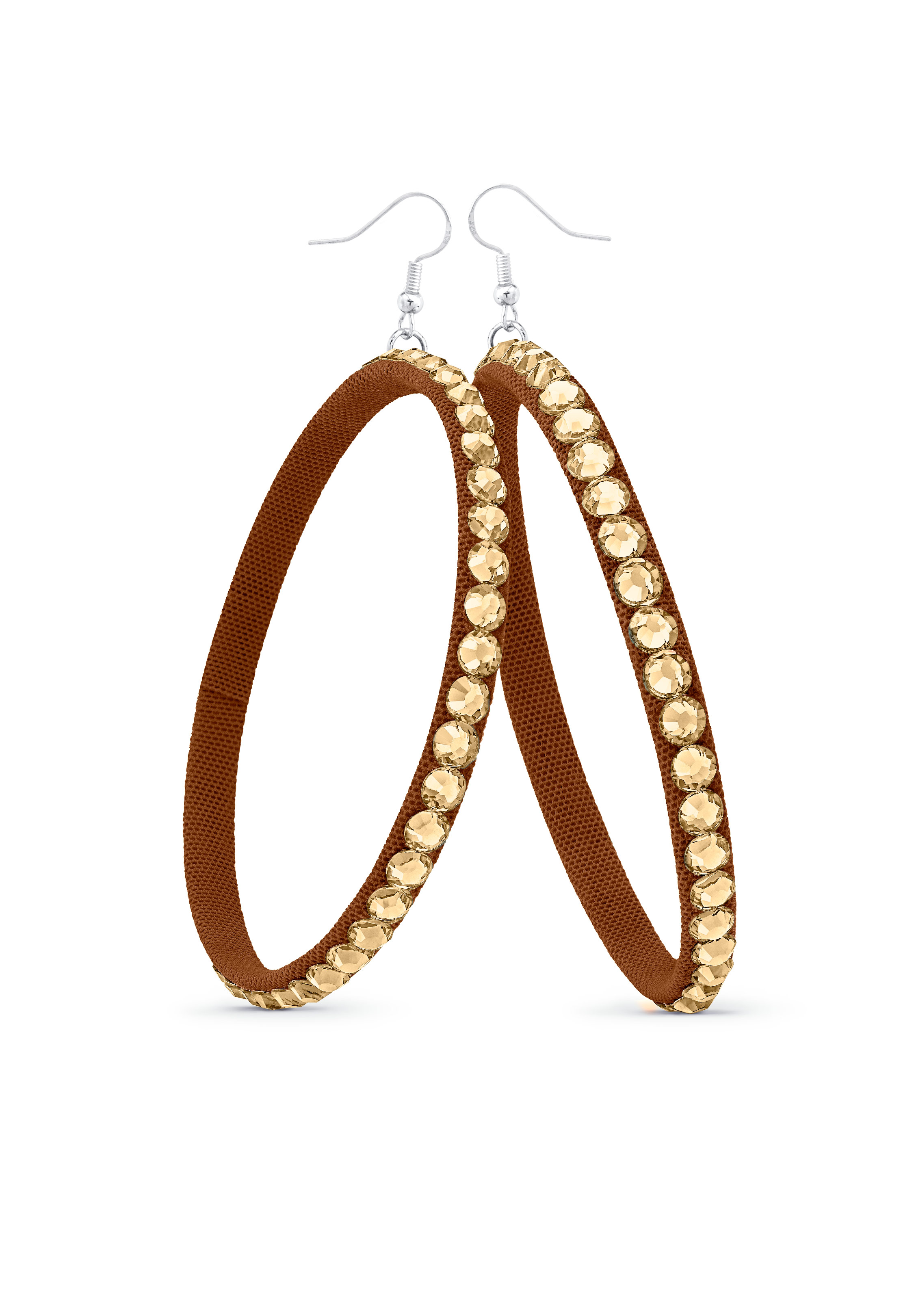 TEST - Soft Hoop Earring-Golden Shadow-Latin Tan