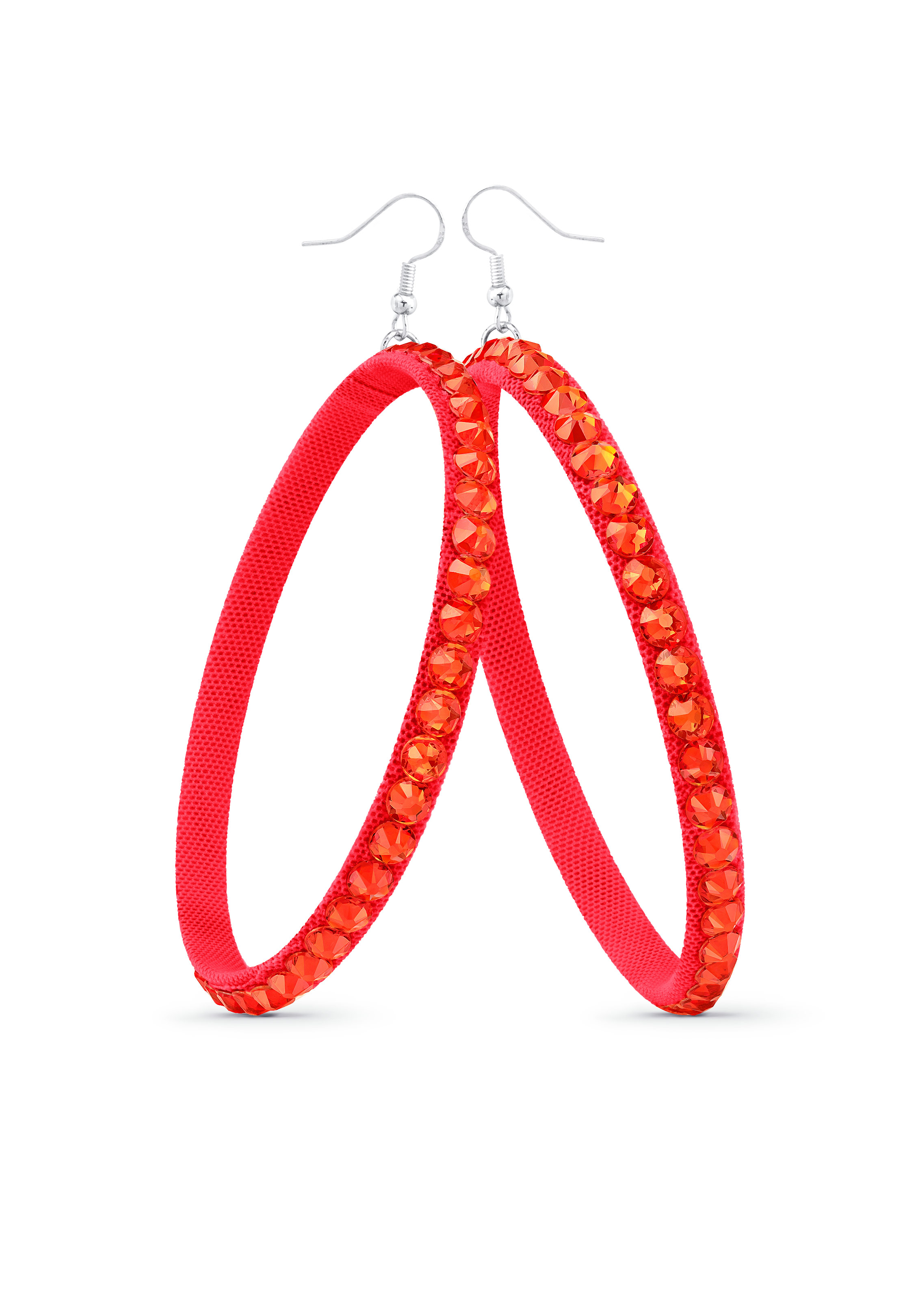 TEST - Soft Hoop Earring-Hyacinth-Scarlet