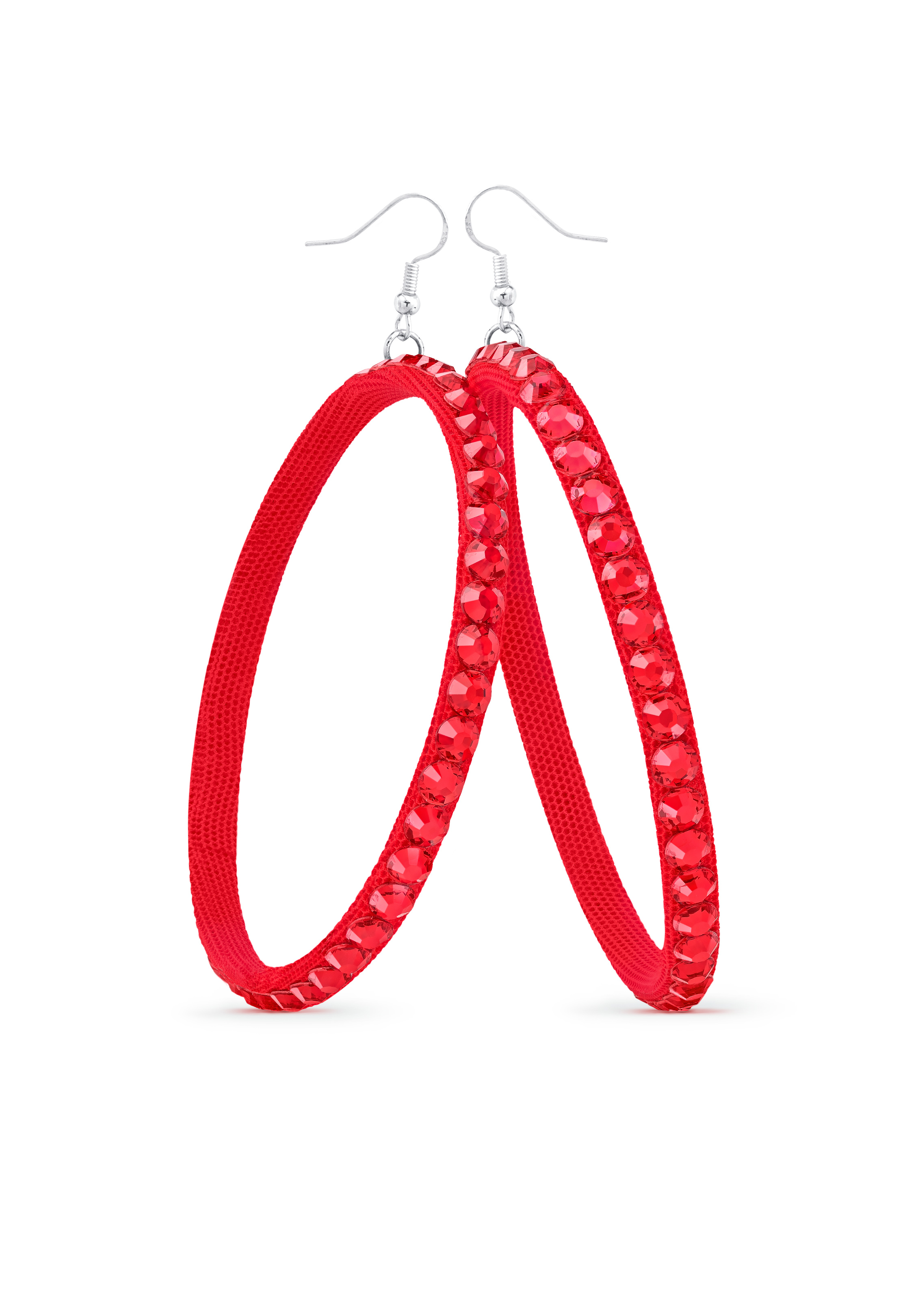 TEST - Soft Hoop Earring-Light Siam-Scarlet