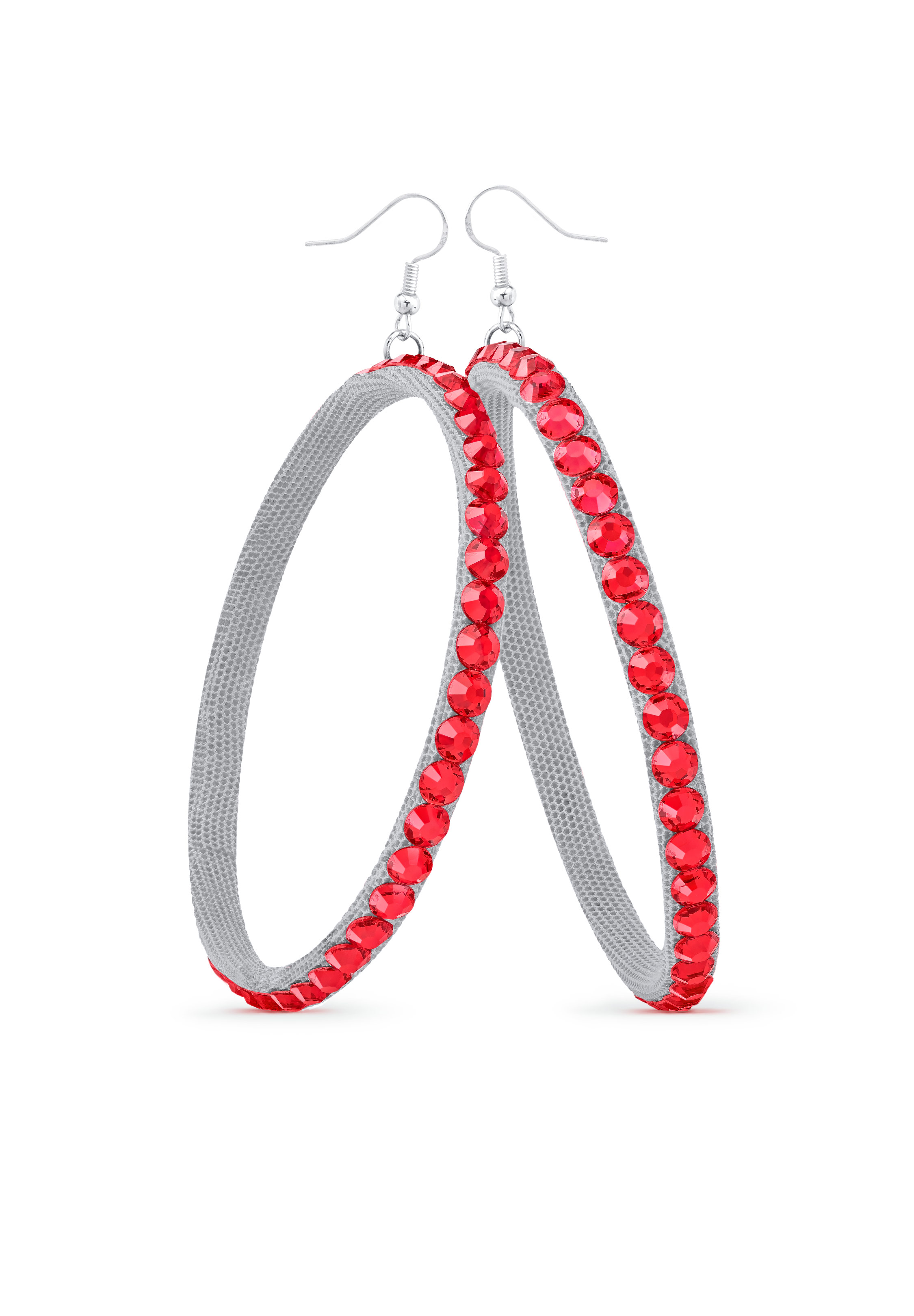 TEST - Soft Hoop Earring-Light Siam-Silver